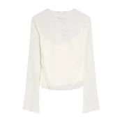 Bershka Majica BLOBER ecru