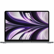 Notebook Apple MacBook Air 13.6 Retina, M2 Octa-Core, 16GB RAM, 512GB SSD, Apple 10-Core Graphics, INT KB, Space Grey mlxx3-cto-1