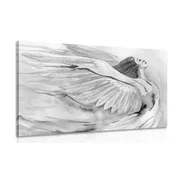 Slika svobodni angel v črnobeli izvedbi - 40x30