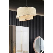 Opviq Luster Barette Hazeran , 32x32cm, Srebrno-krem boje