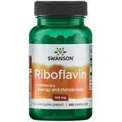 Riboflavin Vitamin B-2, 100 mg - 100 kapsul