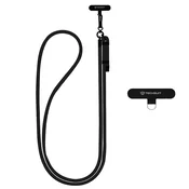 Vrvica za telefon Techsuit Crossbody Strap z nastavljivo dolžino - Onyx Shadow