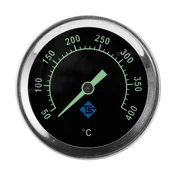 INF Nerjaveči bimetalni pečni termometer z dvojno skalo, aksialni, (5000203079)