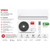 VIVAX ACP-12CH35AEHI+, H+ design 3,5kW klimatska naprava, R32, A+++, bela z montažo - VIVAX