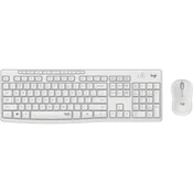 Logitech Tastatura + Miš MK295 Silent Wireless White