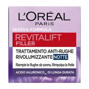 Loréal paris Revitalift Filler Trattamento Anti Rughe Notte Rivolumizzante 50 ml