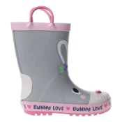 POLLINO cizme za kišu POL41B Bunny Ž grey/pink 25