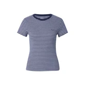 LEVIS  Majica Essential Housemark Tee mornarska/bela
