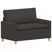 Vidaxl Kavč Temno siva 126 x 81 x 87,5 cm Blago