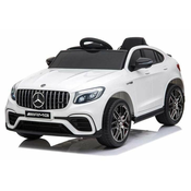 BabyCAR 12V MERCEDES GLC 63 COUPE bel - otroški električni avto