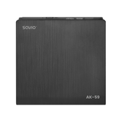NEW SAVIO ZUNANJI TANEK CD/DVD R/RW SNEMALNIK - USB C/USB-A, AK-59