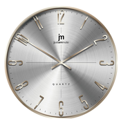 LOWELL Zidni sat Metal 40cm / 00885c / okrugli / boja šampanjca / abs, aluminij