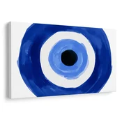 Slika modro oko v krogih - 120x80