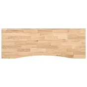 Ploca za radni stol 140x50x2,5cm netretirane masivne hrastovine