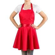 Rdeč predpasnik v obliki obleke – Nitly Red - Froster - Home warming - Dan žena - Za 30 let