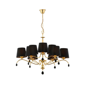 Jupiter 1797 - EG9 - Luster na lancu EDIGA 9xE27/60W/230V