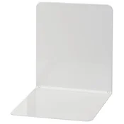 Stojalo za knjige, kovinsko, 2 kosa, 14x12x14 cm, WEDO, svetlo sivo, 2 kosa