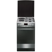 Hansa FCMX58290 Plinski šporet, 4 grejne ploce, Sivi