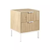 Nočna omarica Berwyn 3178 Svetel les, 52x40x40cm, Iverna plošča, MDF plošča