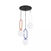 Luster na sajli VAVIL 3xE27/15W/230V višebojan