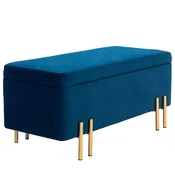 Homestar Klop s shranjevalnim prostorom 100x40x42 cm modra