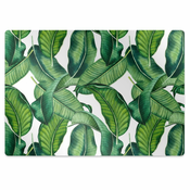 Decormat Podloga za pisarniški stol Green large leaves 140x100 cm 15 cm