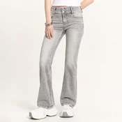 Cropp - Kavbojke bootcut - light grey