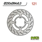 Zadnji zavorni disk Suzuki GS 500E/F GSX 600/750F NG 250x84x6 1989-2008
