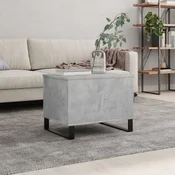 Stolic za kavu boja betona 60 x 44,5 x 45 cm konstruirano drvo