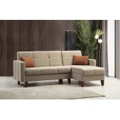 Atelier del Sofa Ugaona garnitura Polya 216x86x130cm Bež