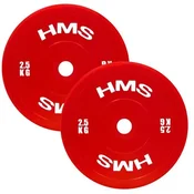 shumee TPP02 (2 x 2,5 KG) RDEČI OLIMPIJSKI KROŽNIK TEHNIČNI PE 2 x 2,5 KG HMS
