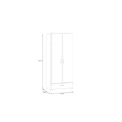 ToPohištvo dvodelna omara ECONOBOXIT 80cm