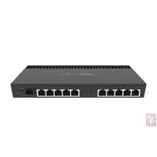 MikroTik RB4011iGS+RM, 10xGigabit port, SFP+ 10Gbps cage, Quad-core 1.4Ghz CPU, 1GB RAM, Passive PoE in/out, RouterOS L5