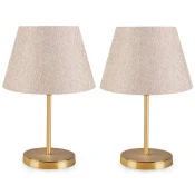 Opviq AYD 2337 Stona lampa, Sivo-Zlatna