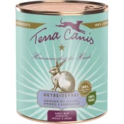 TERRA CANIS Sensitive 6 x 800 g - Zajec z bučkami, marelico and borago