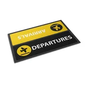 tulup.si Predpražnik za vrata Arrivals Departures 60x40 cm