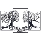 Wallity Zidna dekoracija Love Tree, 116x71cm, Crna