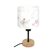 Brilagi - Stona lampa BOBO WOOD 1xE27/25W/230V hrast/crna/krem/zecici