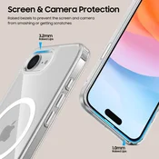 Futrola Tech-Protect Flexair Hybrid Magsafe iPhone 16E/17E - prozirno