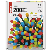 LED Zunanja božična veriga 200xLED/25m IP44 multicolor