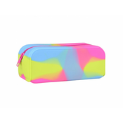 STARPAK Neonski, silikonski peresnica/kozmetična torbica z zadrgo 8x20x6 cm