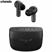 URBANISTA ATLANTA bežične slušalice, Bluetooth® 5.2, TWS, ANC, do 34 sata reprodukcije, kontrola na dodir, IPX4 vodootporan, USB Type-C, crna (Midnight Black)