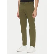 HUGO Chino hlače 50530886 Zelena Slim Fit