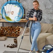 Retoo 10X VREČKE ZA SESALNIK KARCHER WD 3 MV 3 SE 4001 – VREČKE IZ FLIZELINA + FILTER