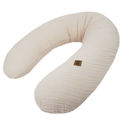 EKO jastuk za dojenje muslin bež 180 cm