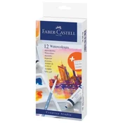 BARVA VODENA V TUBI 9ML 12BARV PLUS PALETA CREATIVE STUDIO FABER-CASTELL 169612 BLISTER