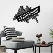Wallity Zidna dekoracija Leadership, 80 x 51 cm, Crna