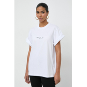 Pamucna majica Victoria Beckham za žene, boja: bijela