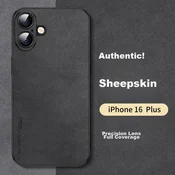 Shangsu Maska za mobilni telefon iPhone 16 Plus, Crna