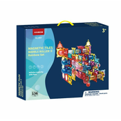 Magnetic Tiles Magnetni gradbeni set Marble Roller II 136 delni set - Magnetic Tiles